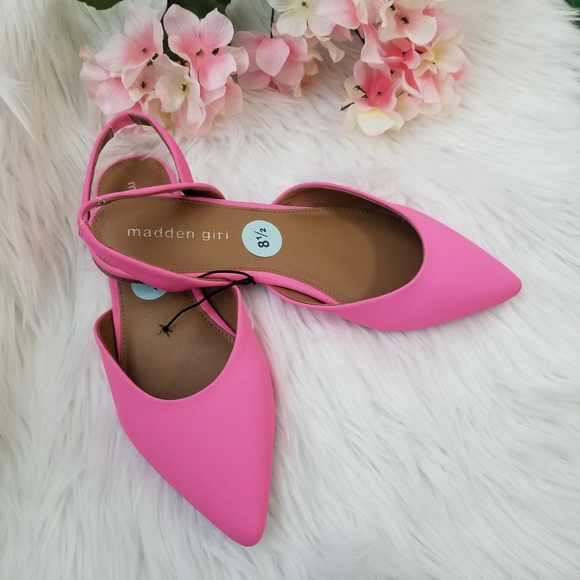 Madden Girl Shoes - Madden Girl Pink Flats